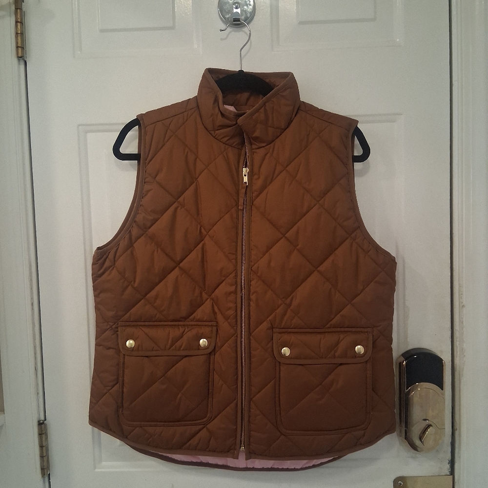 J.Crew Tan Brown Excursion Vest